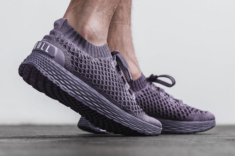 Men's Nobull Nightshade Knit Running Shoes Purple | SG T2021C